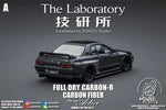 The Laboratory Established by ZONZO Studio 1:64 Nissan Skyline GT-R (R32) Garage Active Widebody - SEMA Version In Full Black Carbon - Unrivaled USA